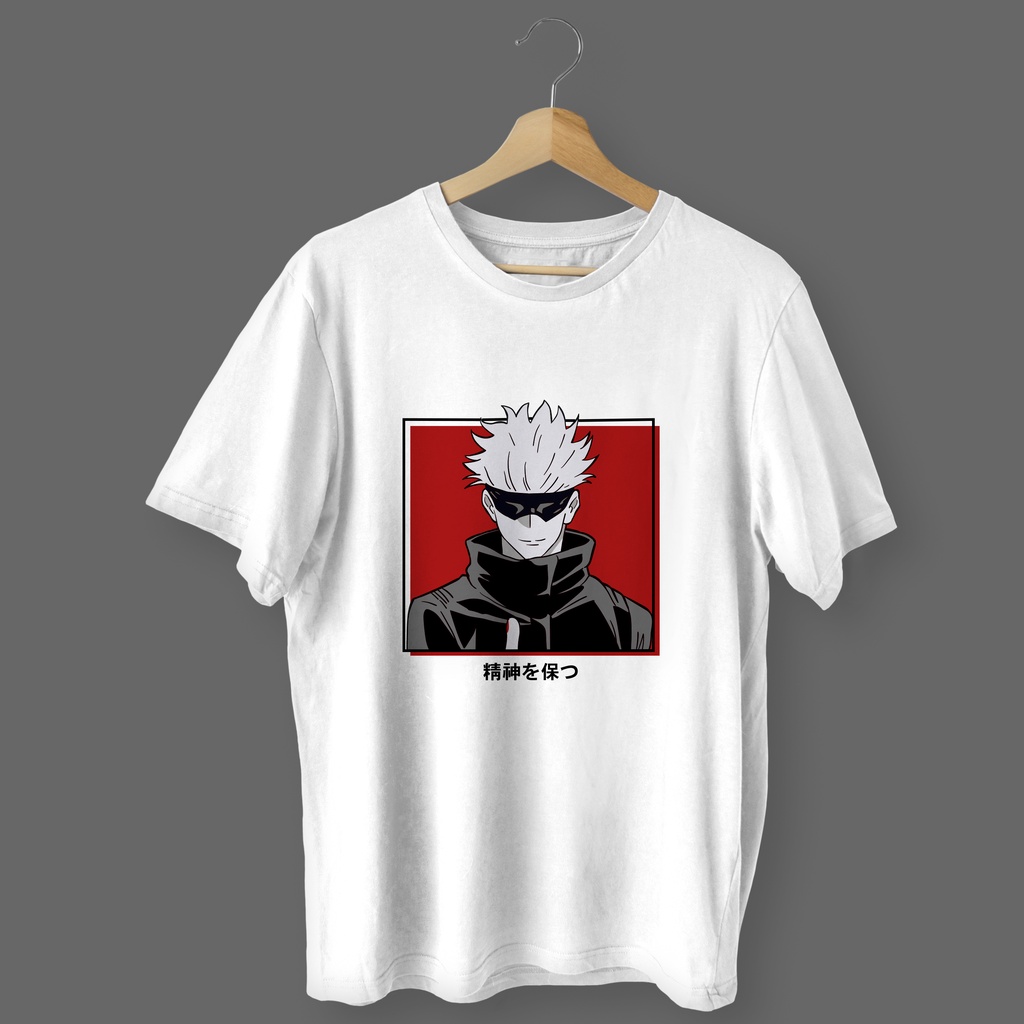 Kaos - T shirt JUJUTSU KAIZEN GOJOU SATORU Distro