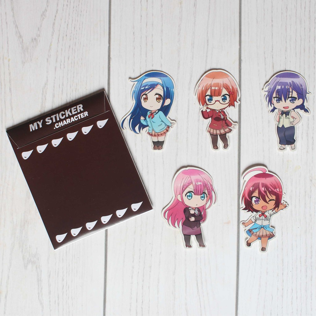 Sticker Anime Terlengkap - Bokutachi wa Benkyou ga Dekinai