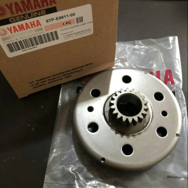 Mangkok Ganda Otomatis clutch lonceng Yamaha Jupiter Z 18T 5TL-M.P