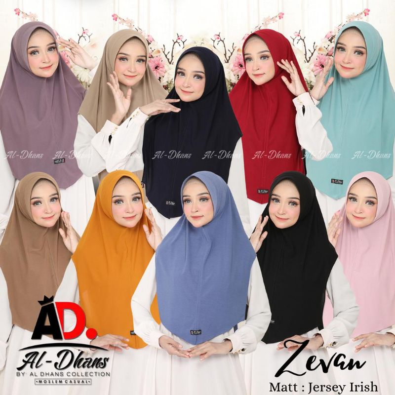 (SEFIE) hijab instan ZEVAN ori by AL-DHANS