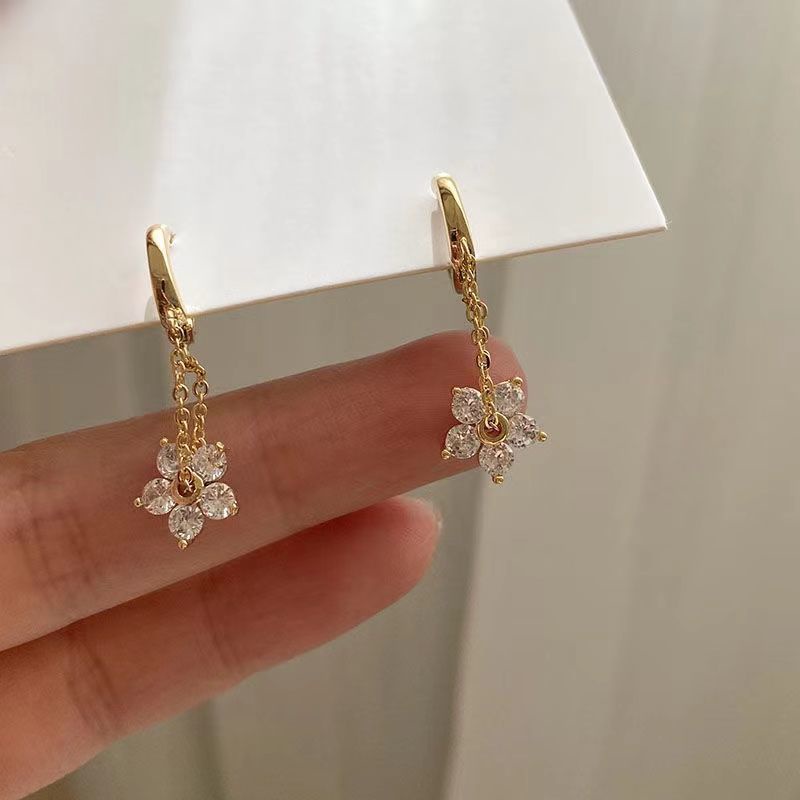 Bunga Telinga Cincin Baru Fashion anting-anting Selebriti Internet Semua yang sesuai dengan special