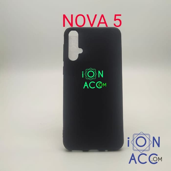 CASE SLIM MATTE HUAWEI NOVA 5 NEW BLACK MATTE CASE