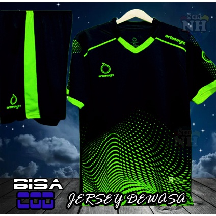 Jersey Futsal Bola Stelan Dewasa Olahraga Badminton