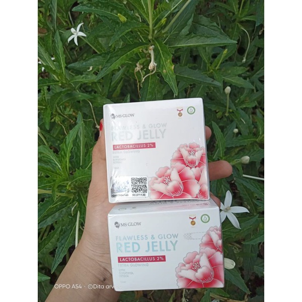 RED JELLY Ms Glow kemasan baru