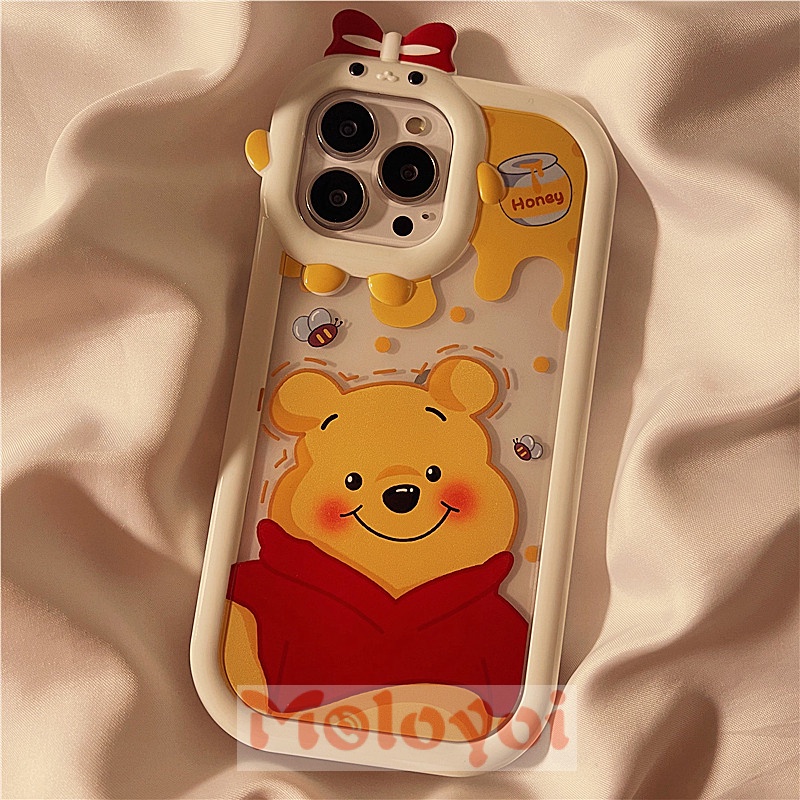 Soft Case TPU Motif Desney Winnie the Pooh Untuk IPhone 11 13 12 14 Pro MAX 6 6S Plus XR X 7 8 14 Plus XS MAX SE 2020