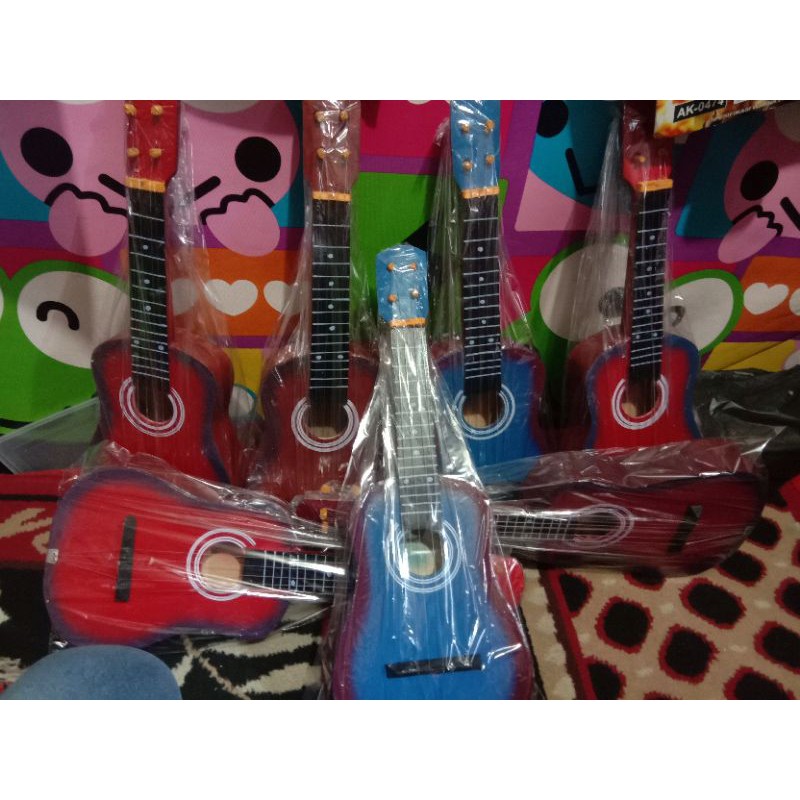 gitar mainan ketrung ukulele murah senar 4