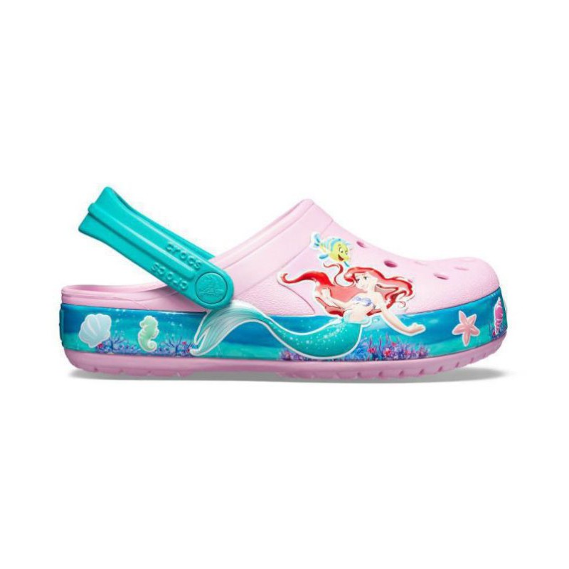 SANDAL CROCS FUN LAB ARIEL MERMAID CLOG BAND / CROCS MERMAID PUTRI DUYUNG