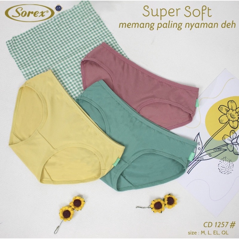 Celana Dalam CD Wanita Super Soft Sorex 1257