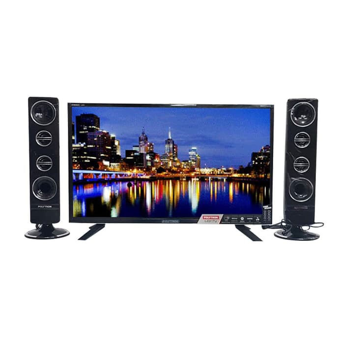 POLYTRON PLD32T711 TY TV LED   Hitam  Tower CinemaX 32 Inch