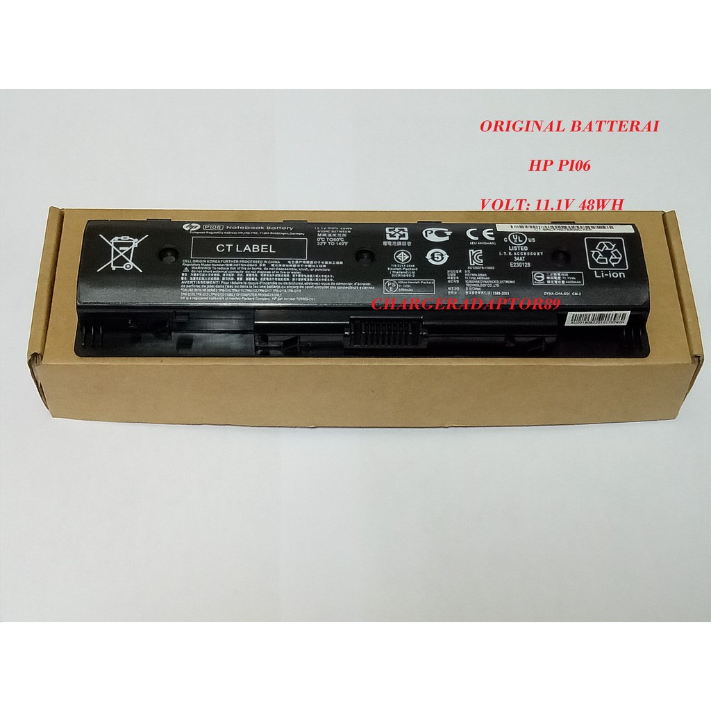 original batterai batre hp 14-E ENVY 14 ENVY 15 HSTNN PI06
