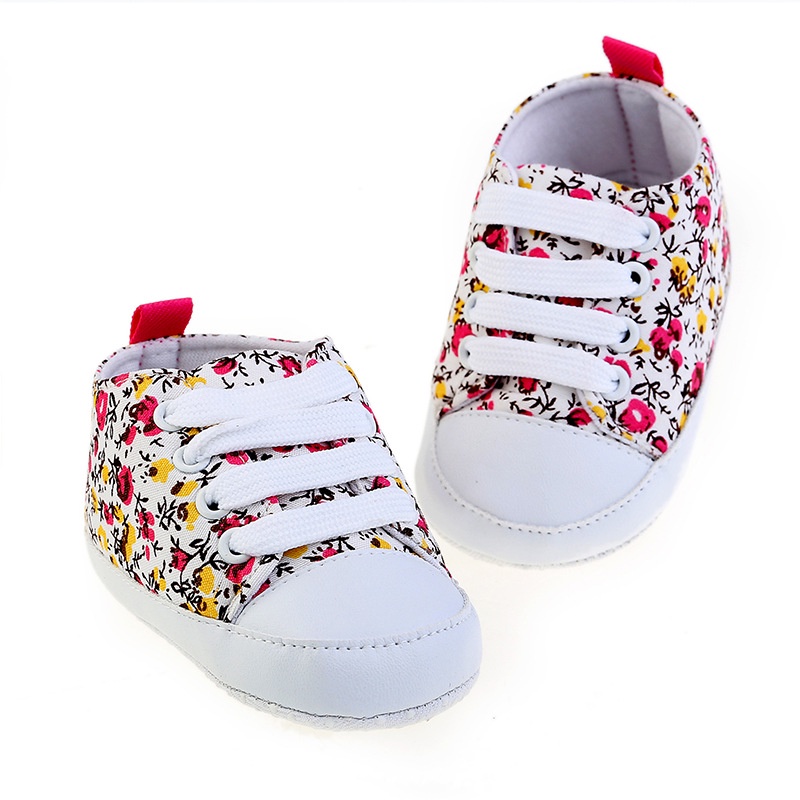 NEW Prewalker anak motif bunga dengan tali