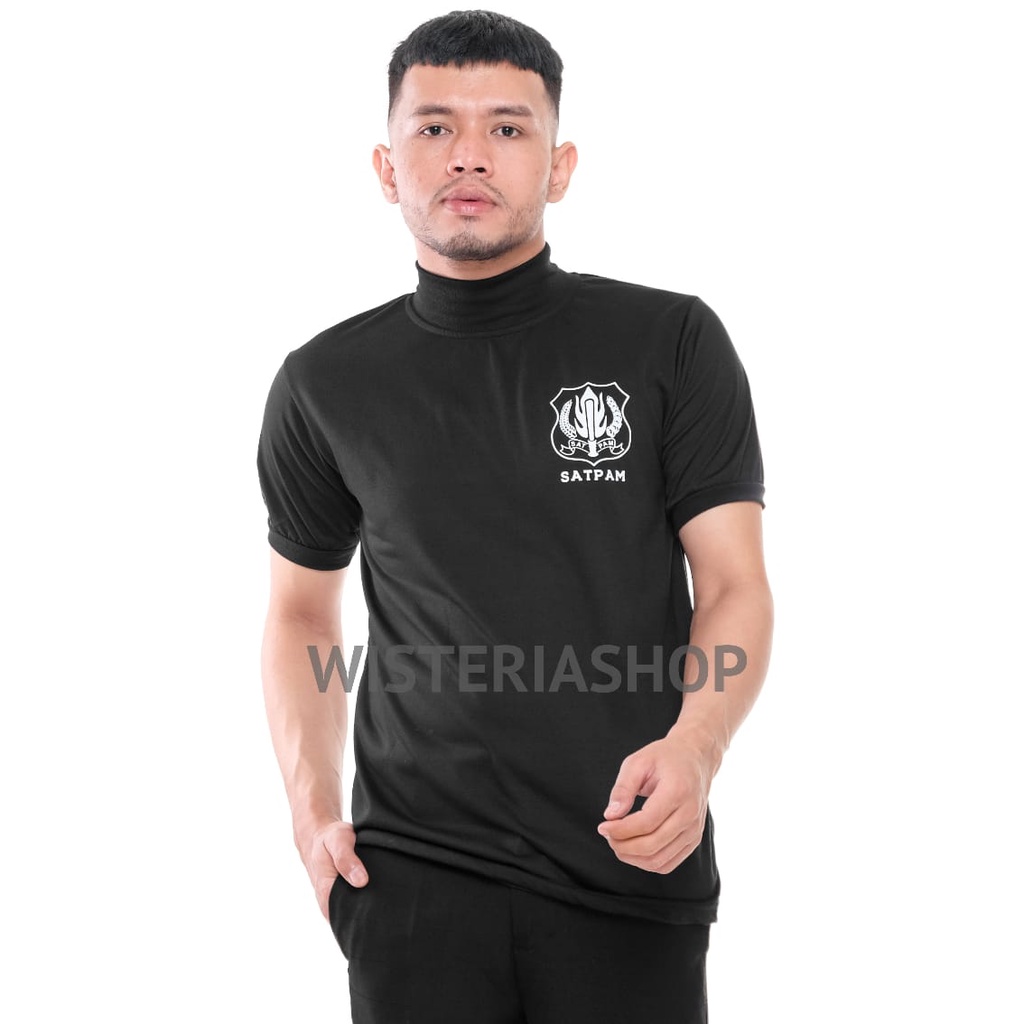 Kaos satpam kaos satpam pria baju satpam baju satpam pria kerah tinggi kerah pendek kaos security ka