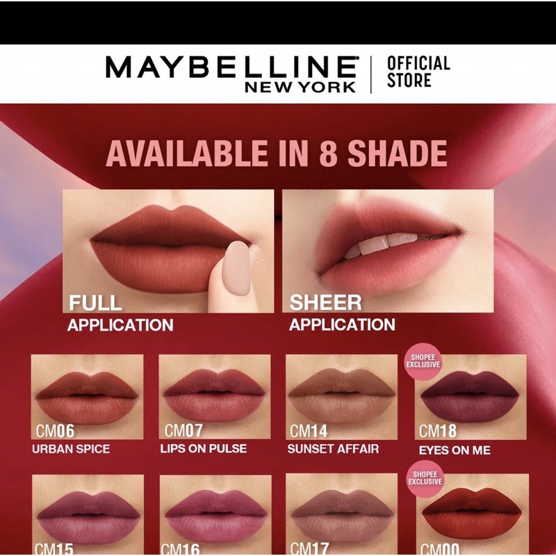 BARU Maybelline Sensational Cushion Matte-Lipstik