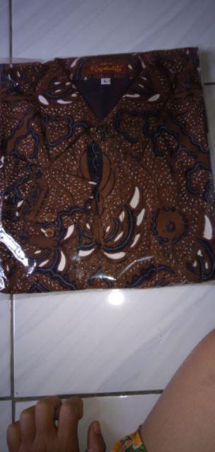 Batik Solo Ramakrishna Kemeja Pria Katun Halus Sragenan Full Furing
