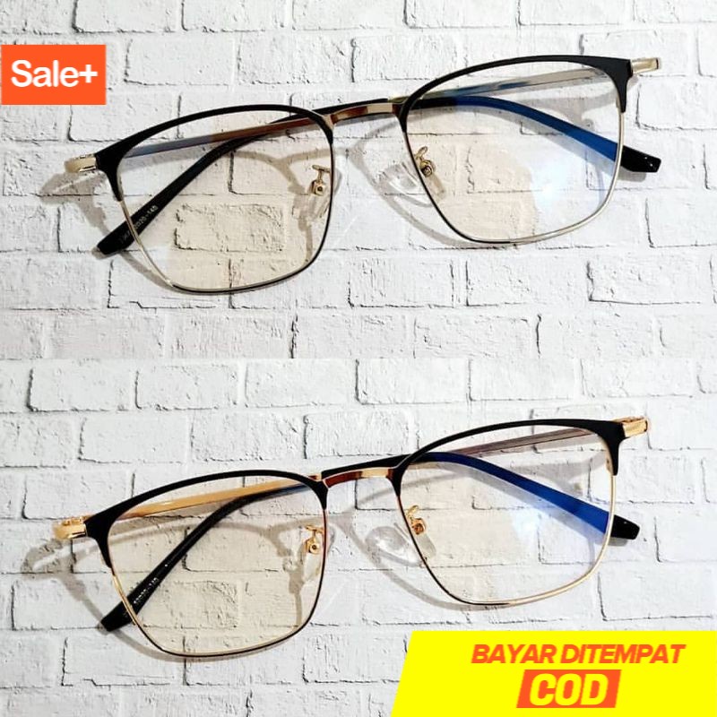 KACAMATA FHOTOCROMIC OVAL TITANIUM KOREAN NEW WANITA PRIA MINUS PHOTOCROMIC STYLE VINTAGE