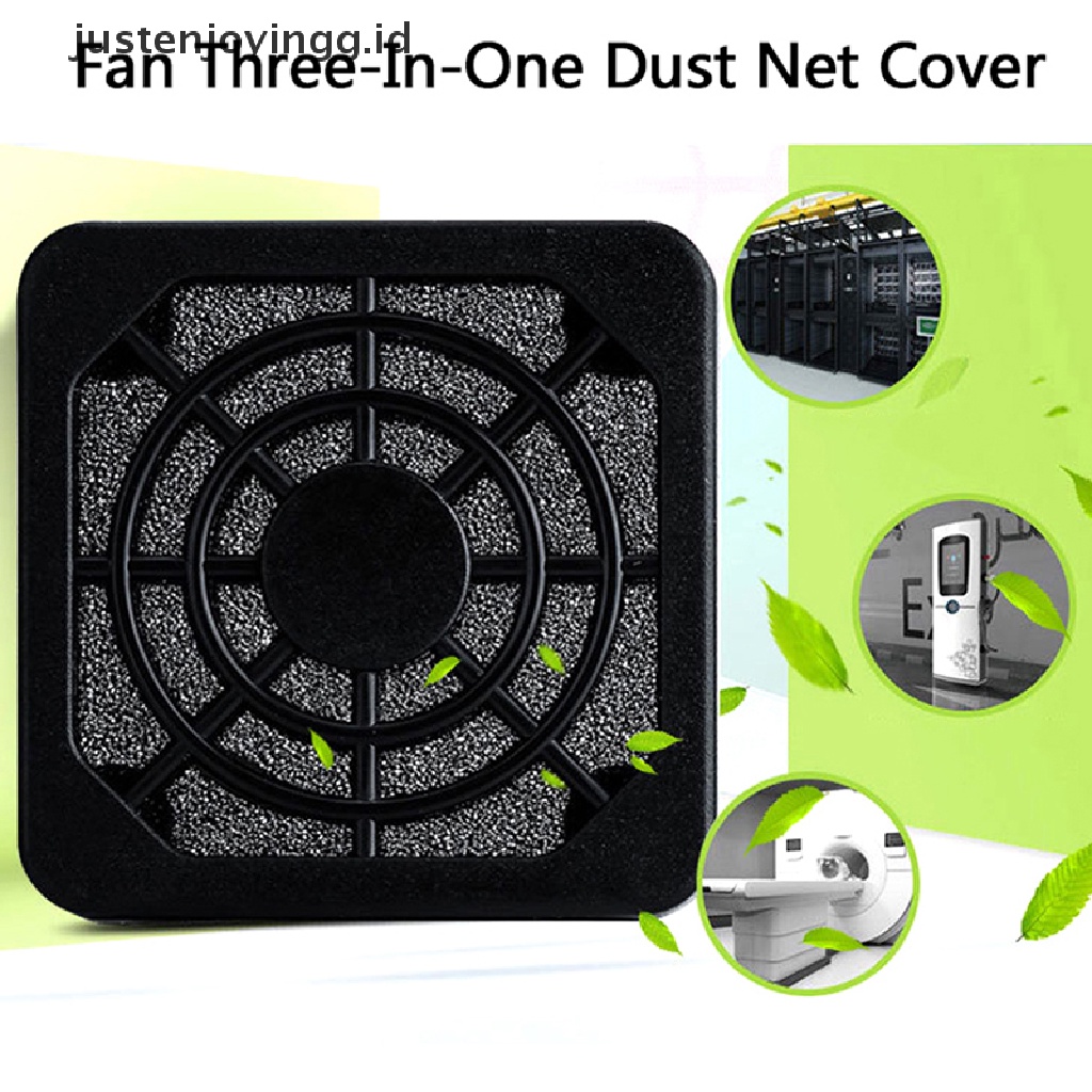 // justenjoyingg.id // Computer Fan Dust Filter Guard Grill Protector Dustproof Cover PC Cleaning Case ~