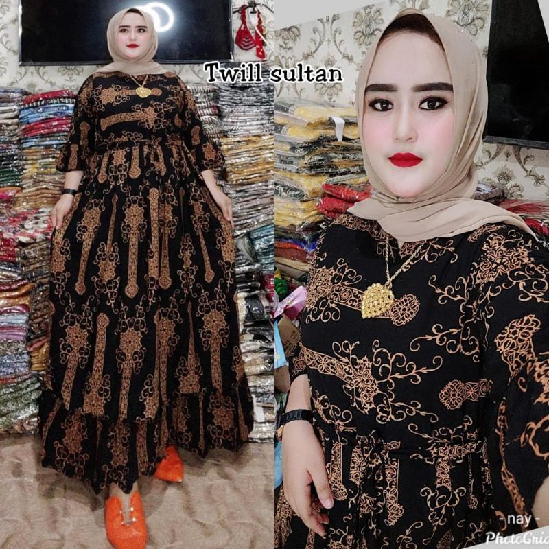 gamis India terbaru motif Sultan