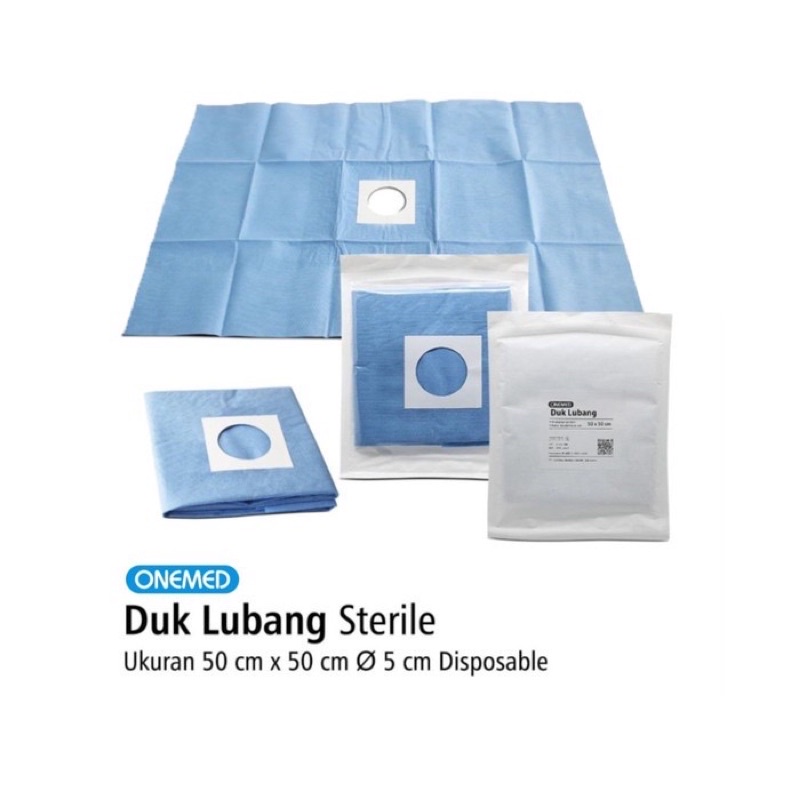 Duk Lubang Steril Disposable merk OneMed