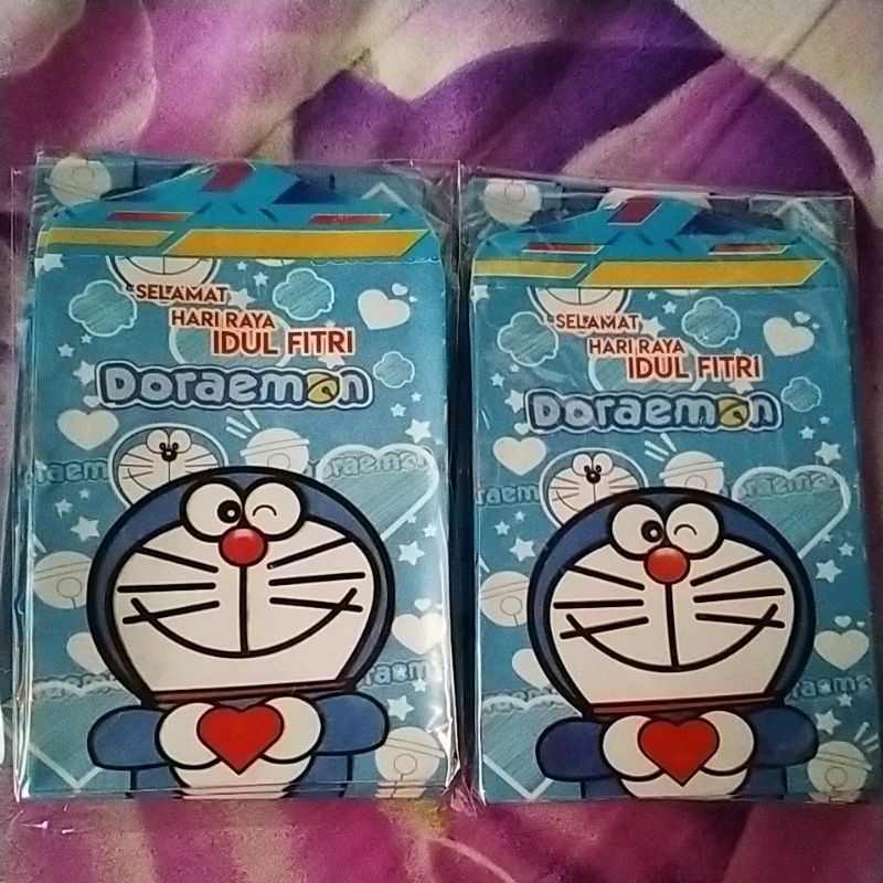 

amplop lebaran motif doraemon