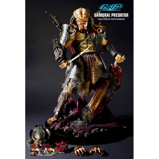 Jual Hot Toys samurai predator 1/6 new 