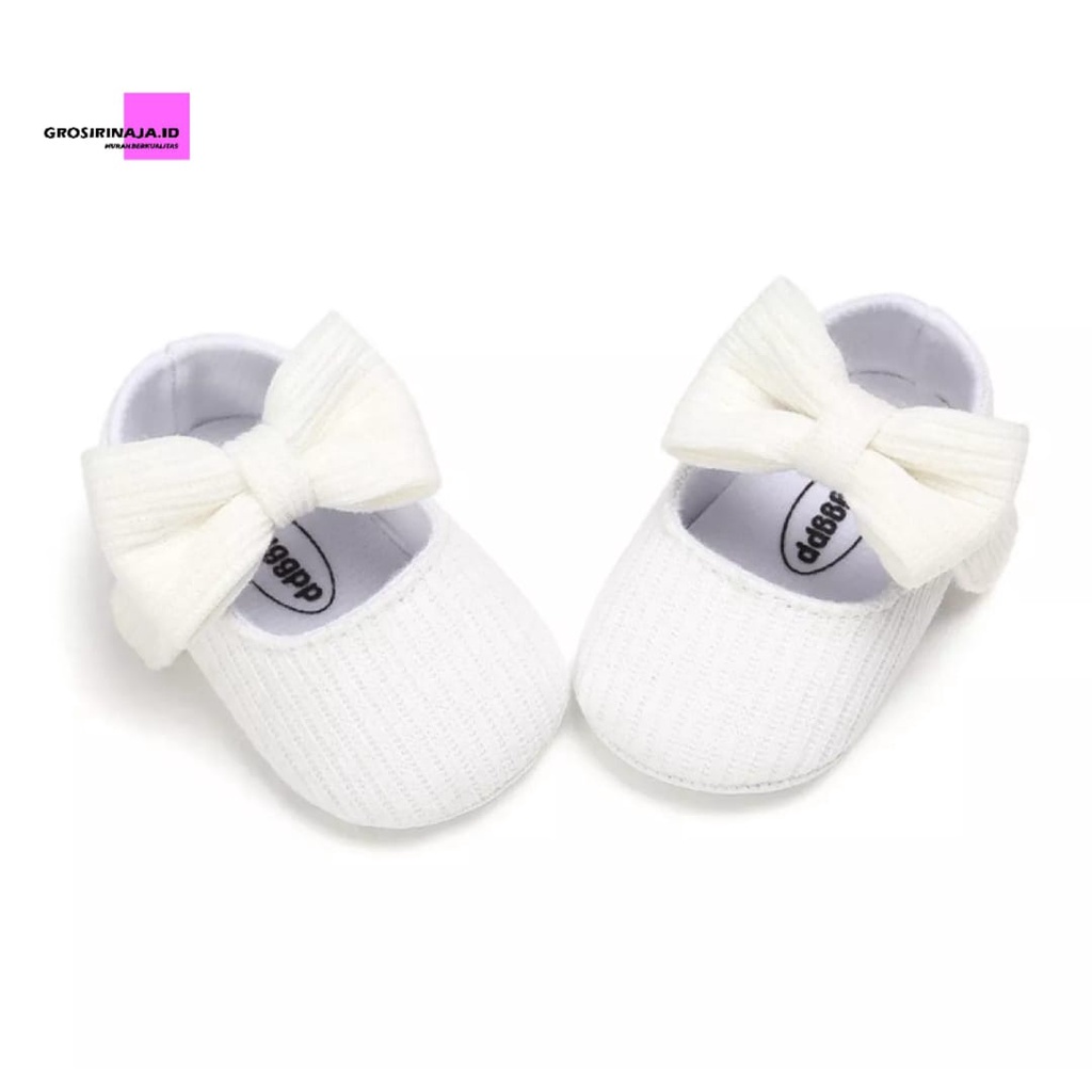 Sepatu Bayi Perempuan Pita R-Prewalker Anak 0-14 Bulan