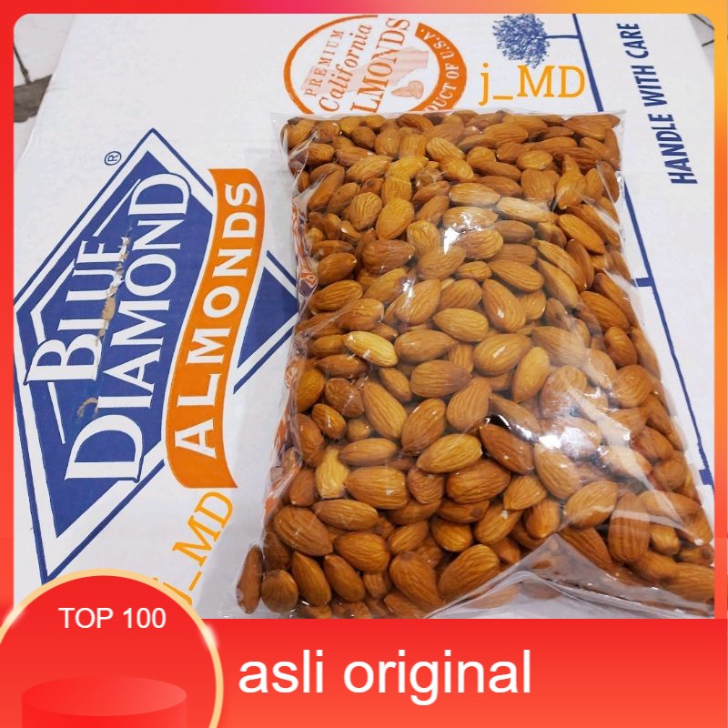 

KACANG ALMOND MENTAH 1 KG BLUE DIAMOND