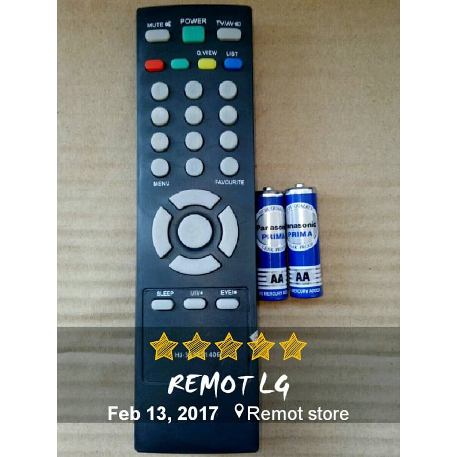 Remote TV LG Tabung/slim/flat kualitas terbaik