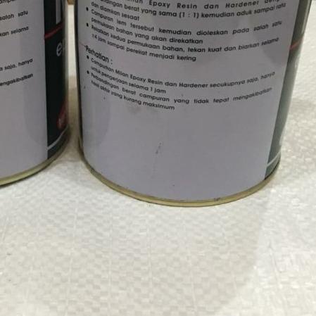 ☊ Lem Epoxy Milan / lem kayu / lem besi / ( resin + hardener ) ➣