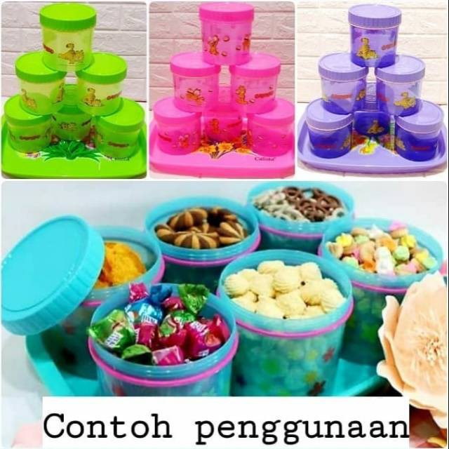 [FREE BUBLE] TONAM CALISTA SET TOPLES 6 PCS DAN NAMPAN / TONAM CIMORI