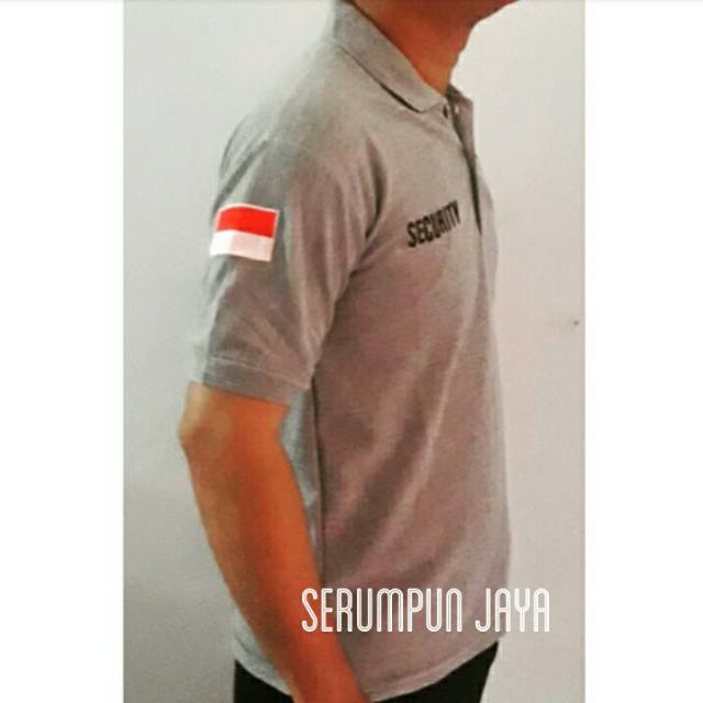 KAOS SECURITY ABU XXL - HARGA KHUSUS XXL KAOS SECURITY ABU - POLO SECURITY ABU BORDIR