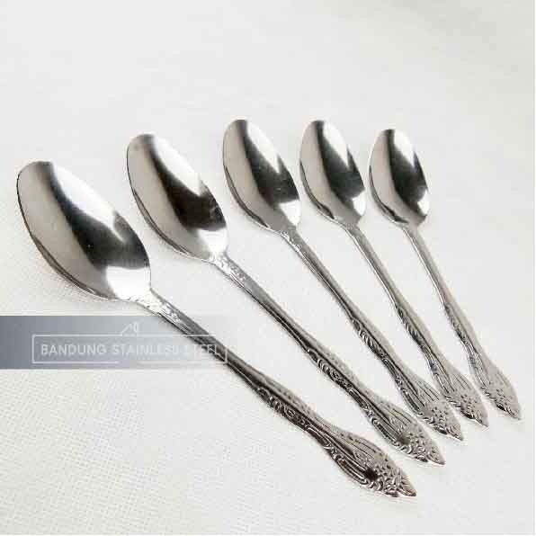 12pcs Sendok Makan Motif Murah Stainless Steel