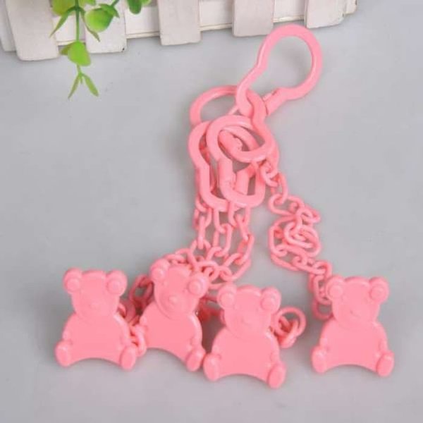 Rantai rante gantungan klip tali Empeng dot bayi murah baby nipple biasa Empeng Dot Bayi silicon Dot Bayi datar Kompeng Bayi Food Grade Soother Baby Pacifier