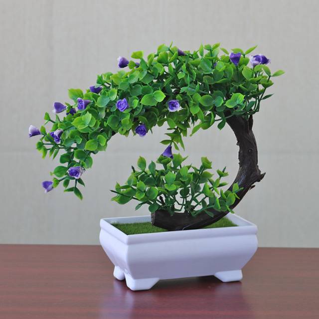 BOS844 BUNGA PLASTIK ARTIFICIA MOTIF BONSAI-4
