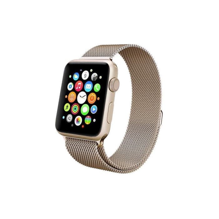 Tali Jam App Watch Milanese Loop Strap Band  38 /40 mm - Gold