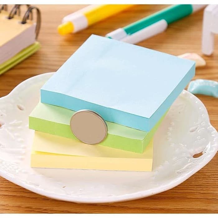 

Jual Sticky Notes / Memo Stick Motif Warna Polos (7.5*7.5cm) (100 Lembar)