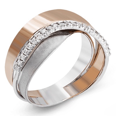 perak asli 925 cincin Wanita Fashion Perhiasan Warna Ganda CCB54