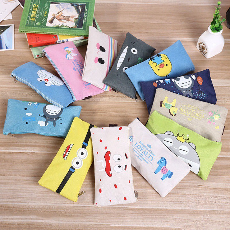 OVERFLOWS.ID Pencil Case Zipper Royal Horse Tempat Pensil Cute Lucu Import Terbaru