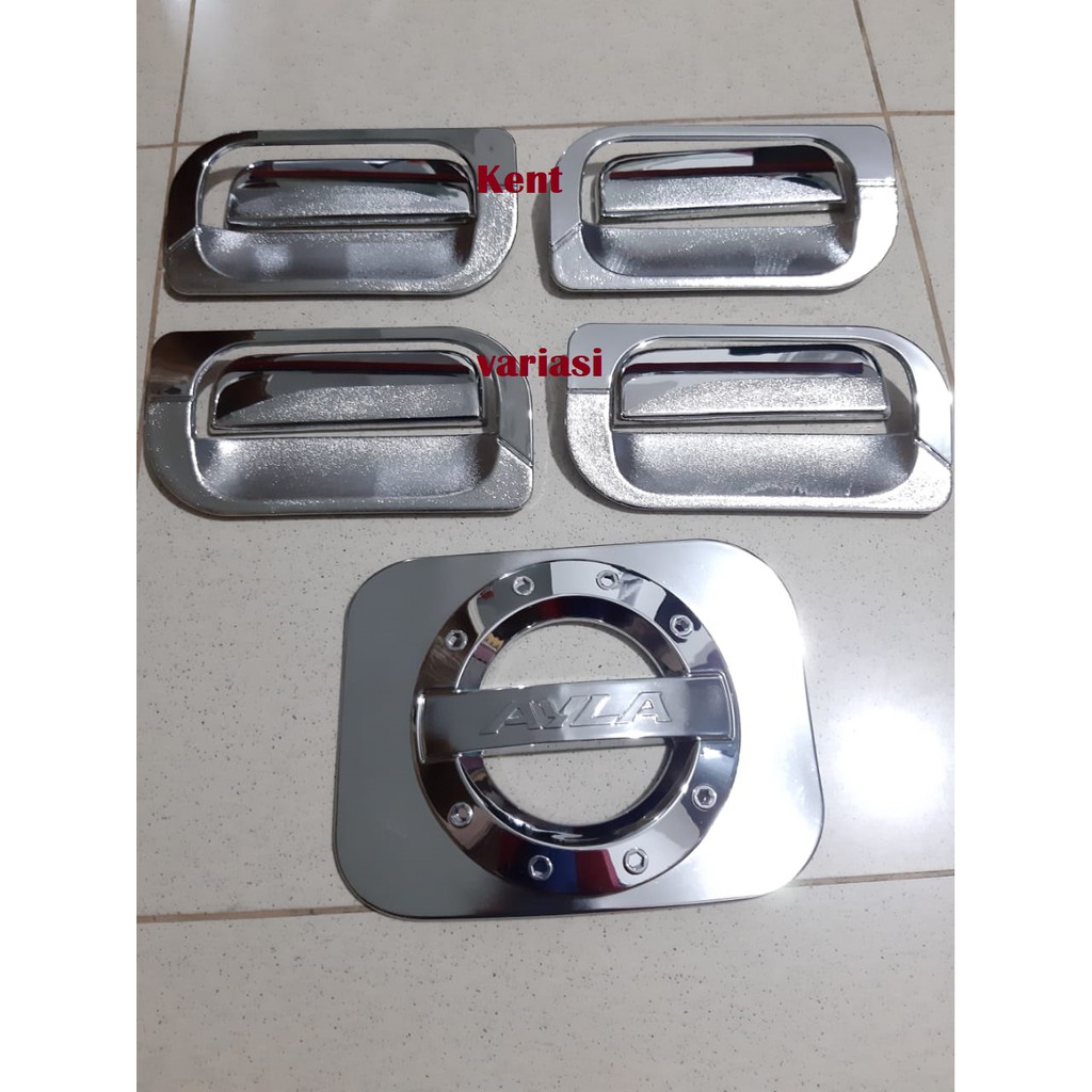 Paket Cover Handle+Outer +Tank Cover Chrome ayla