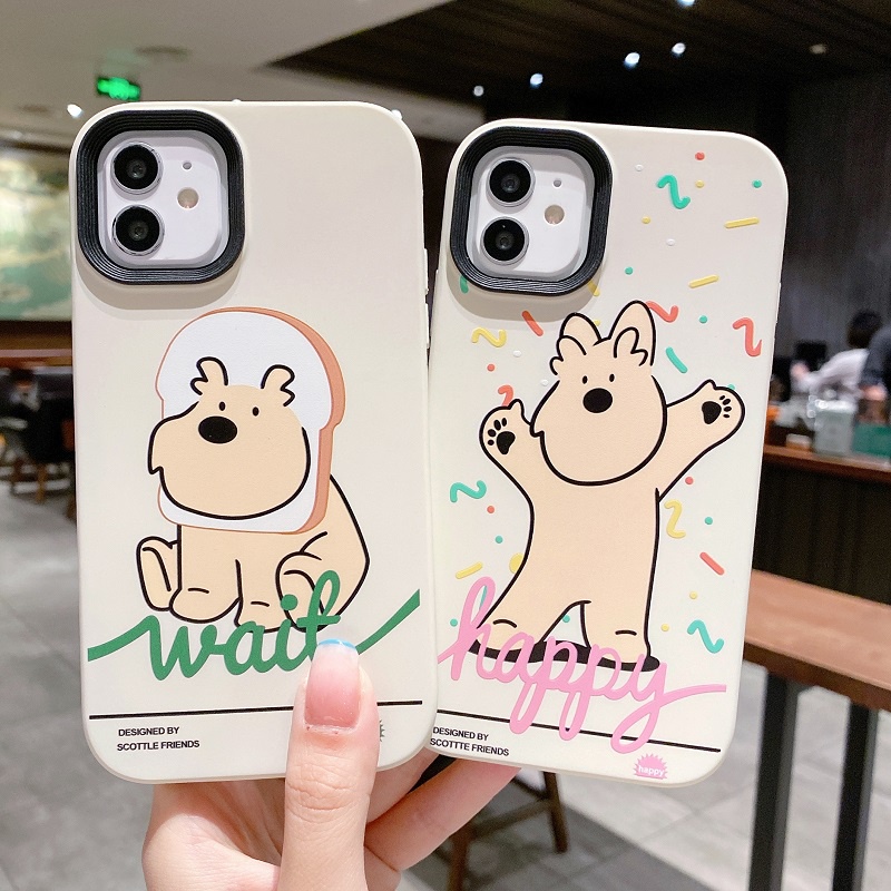 3 in 1 case Pelindung Bahan Silikon Tahan Jatuh Untuk iPhone 11 12 13 Pro MAX X XR XS MAX 7 8 Plus