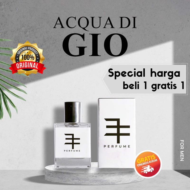 Jual PARFUME 3F ( AQUA DI GIO ) ORIGINAL PARFUM PRIA TAHAN LAMA 24 JAM
