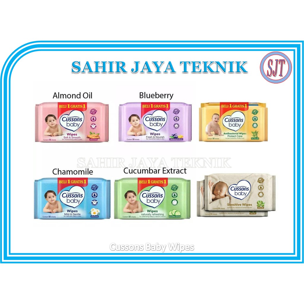 Cussons Baby Wipes Buy 1 Get 1 Tisu Basah Cussons/Tisu Basah Cussons Baby Wipes