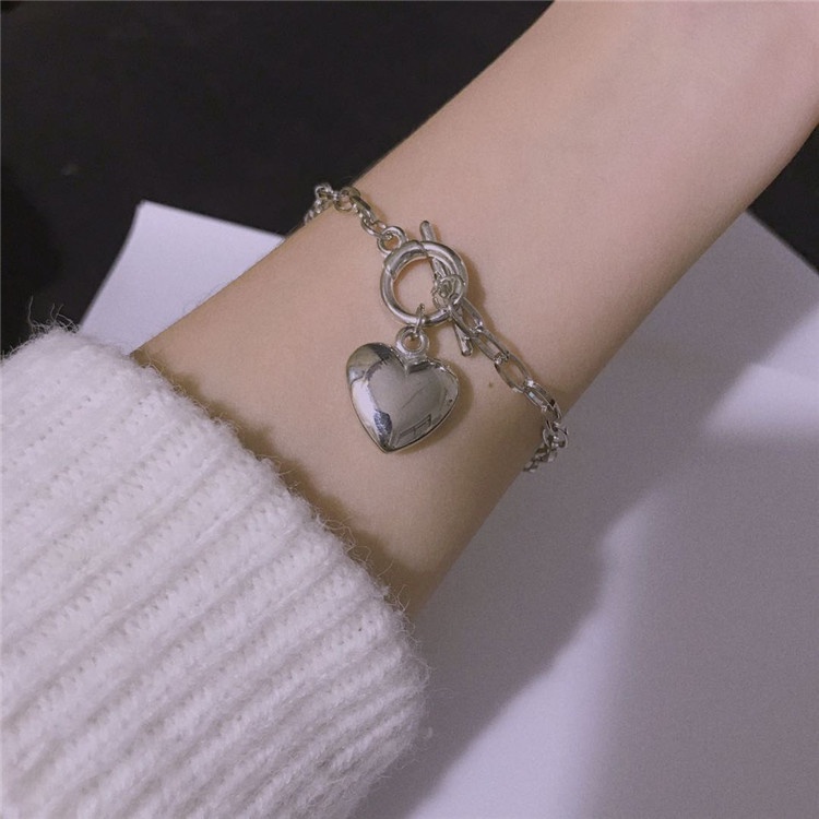 Gelang Buckle ot Hati Gaya Korea Untuk Wanita