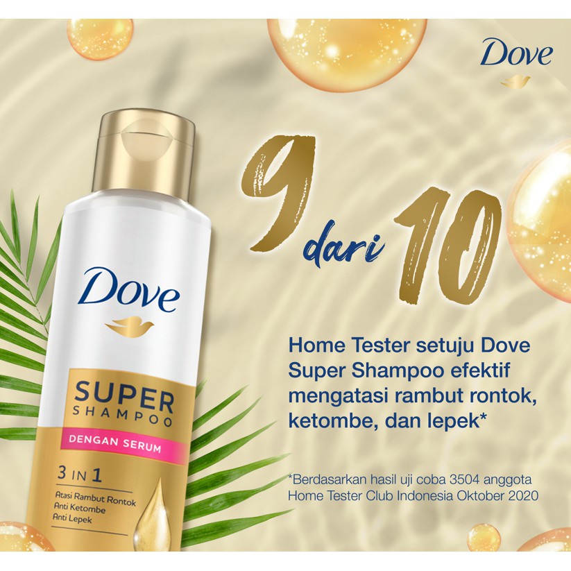 Dove 3 In 1 Super Shampoo Hair Serum 125ml