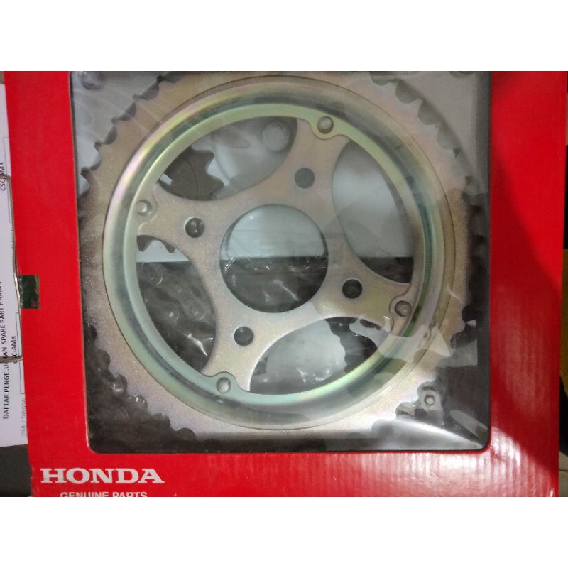 (Tiger 2000)Drive Chain Kit/Gigi Tarik/Gear set Honda Original