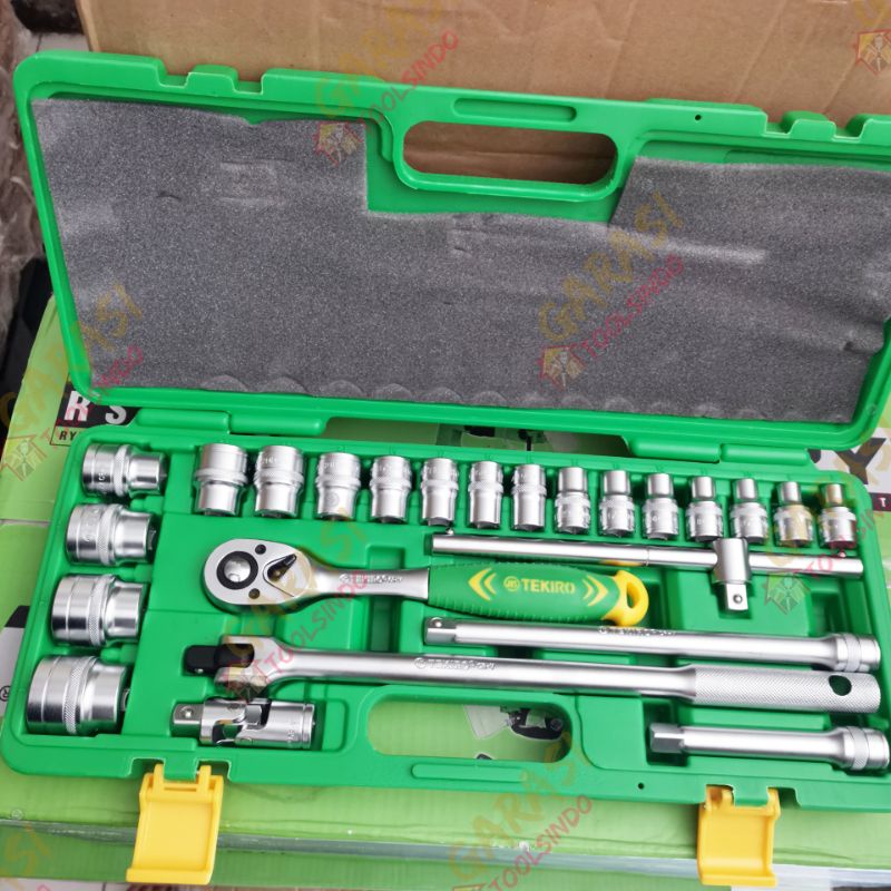 kunci sok set 24 pcs TEKIRO 8 - 32 mm kunci sock kunci shock socket set tekiro