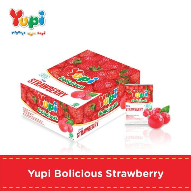 

Yupi bolicious 1 Box isi 24 pcs