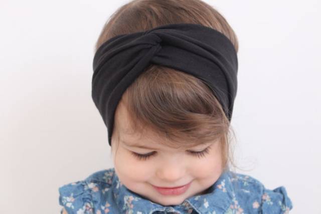 Bandana Kain Bayi / Headband Kain Newborn / Bando Bayi / Headwrap Bayi / Hairband Bayi Impor