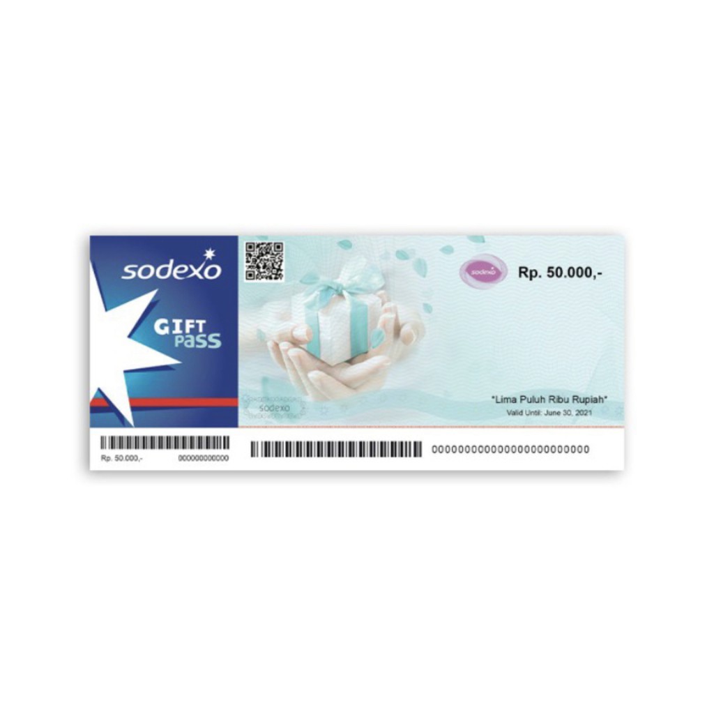 [Gift] Voucher Sodexo Rp 50,000 – Khusus Member