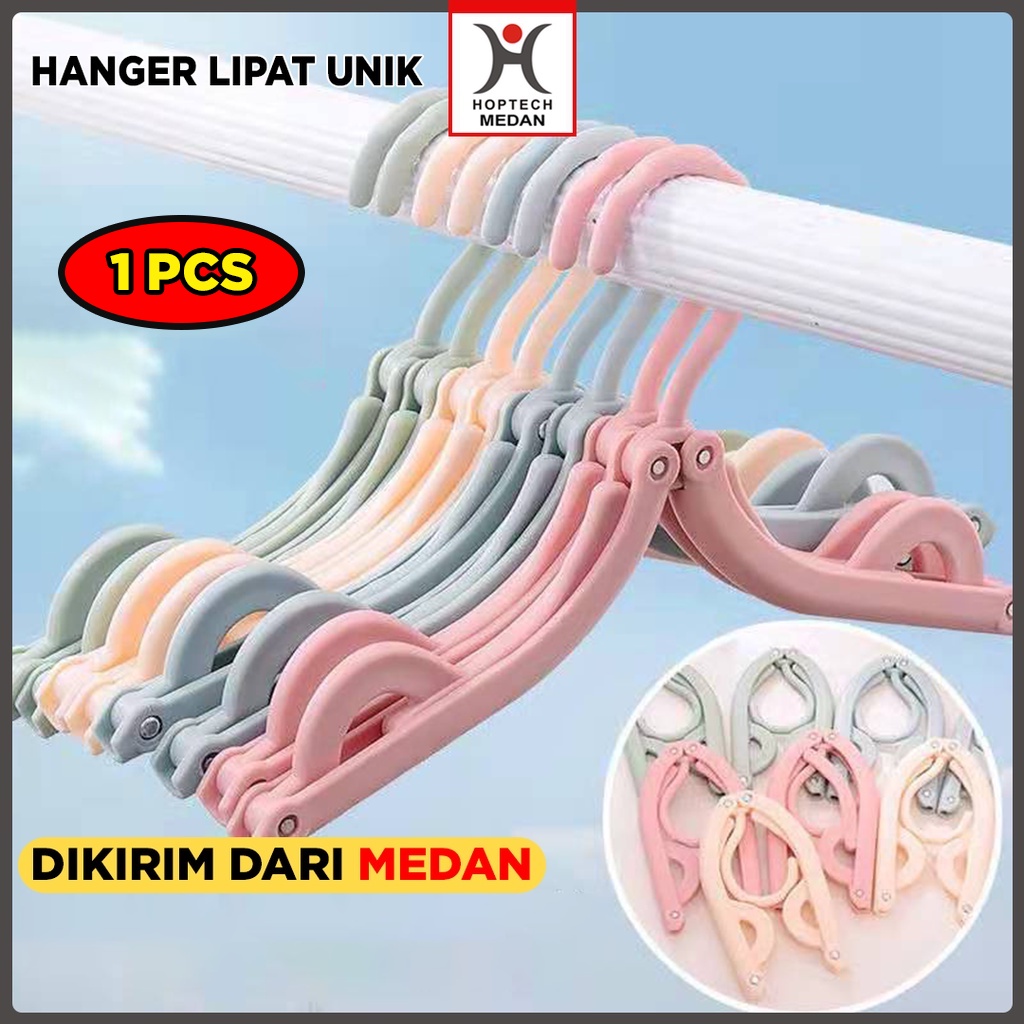 HANGER BAJU LIPAT MULTIFUNGSI | GANTUNGAN BAJU SERBAGUNA