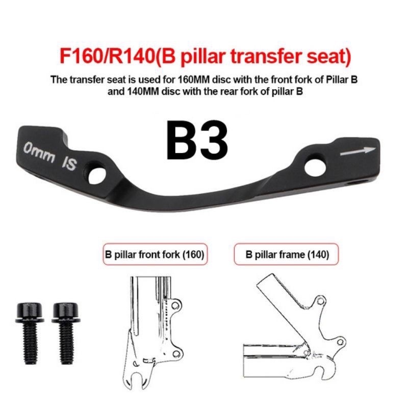 Adaptor kaliper Discbrake Rem Cakram Sepeda